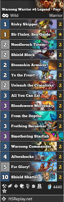 Warsong Warrior #6 Legend - Pers