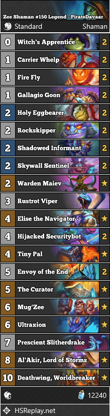 Zee Shaman #150 Legend - PirateDavaar