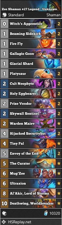 Zee Shaman #27 Legend - Unknown