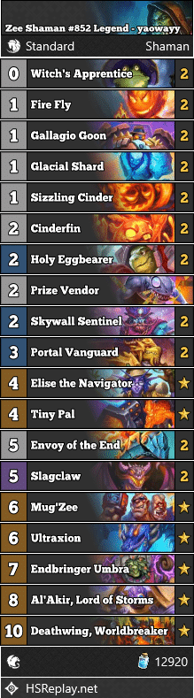 Zee Shaman #852 Legend - yaowayy