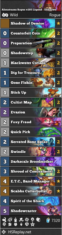 Alexstrasza Rogue #205 Legend - Unknown