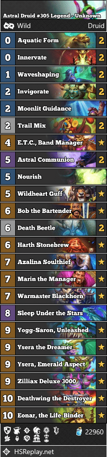 Astral Druid #305 Legend - Unknown