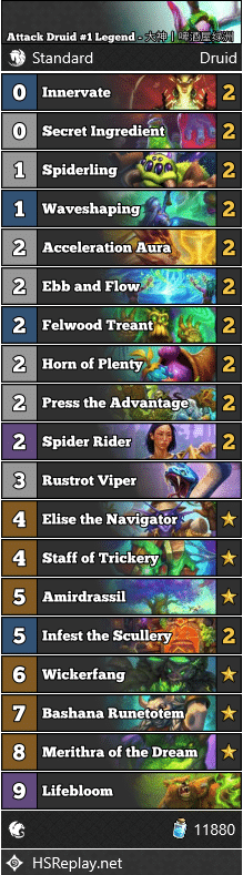 Attack Druid #1 Legend - 大神丨啤酒屋绿洲