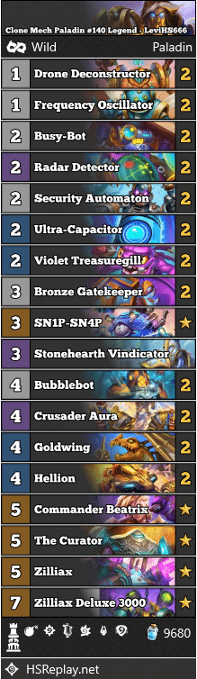 Clone Mech Paladin #140 Legend - LeviHS666