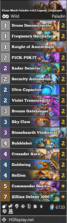 Clone Mech Paladin #322 Legend - Unknown