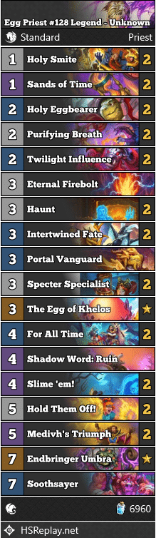 Egg Priest #128 Legend - Unknown