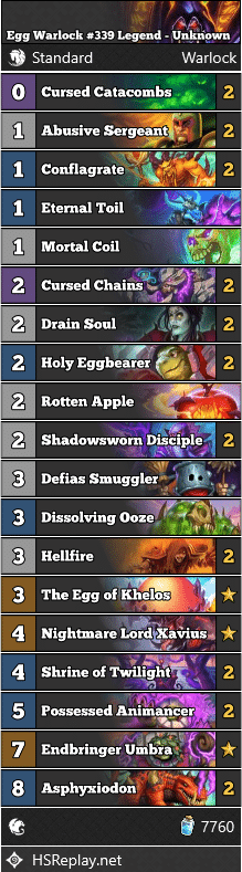 Egg Warlock #339 Legend - Unknown