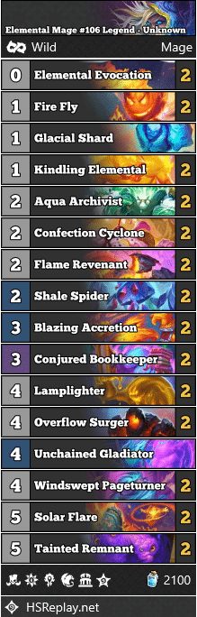 Elemental Mage #106 Legend - Unknown