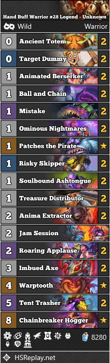 Hand Buff Warrior #28 Legend - Unknown
