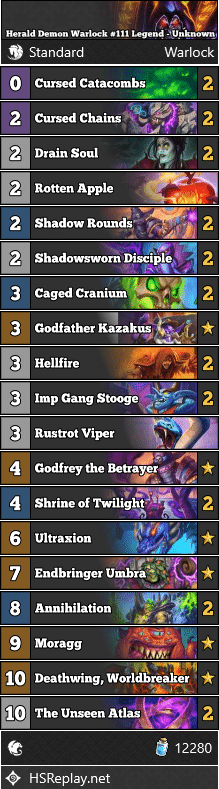 Herald Demon Warlock #111 Legend - Unknown