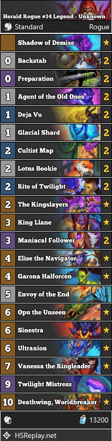 Herald Rogue #14 Legend - Unknown