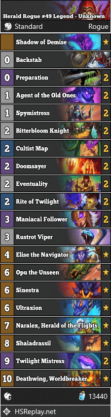 Herald Rogue #49 Legend - Unknown