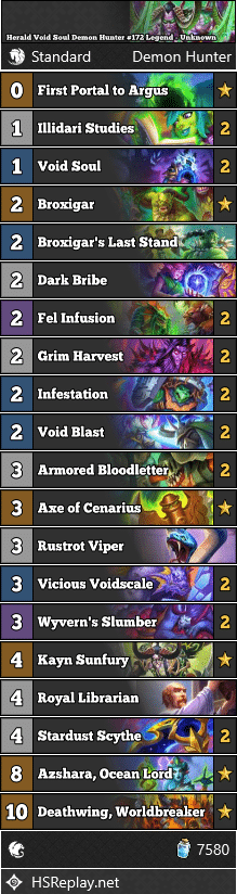 Herald Void Soul Demon Hunter #172 Legend - Unknown