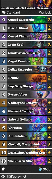Herald Warlock #424 Legend - Unknown