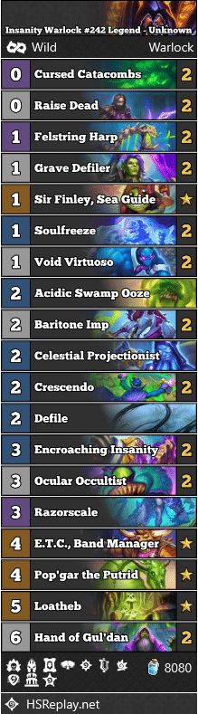 Insanity Warlock #242 Legend - Unknown