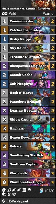 Pirate Warrior #313 Legend - 望舒sword