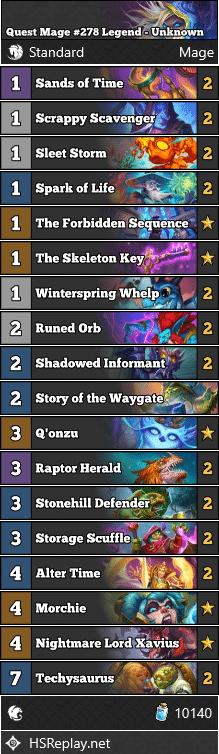 Quest Mage #278 Legend - Unknown