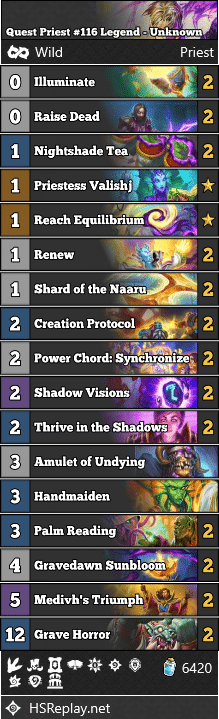 Quest Priest #116 Legend - Unknown