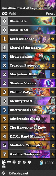Questline Priest #1 Legend - 零星尘