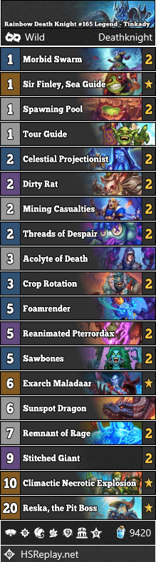 Rainbow Death Knight #165 Legend - Tinkady