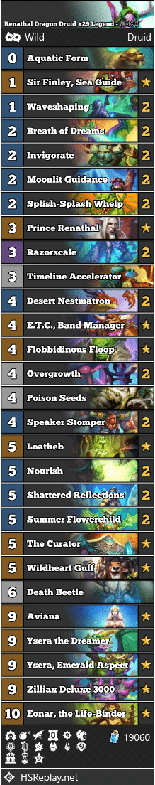 Renathal Dragon Druid #29 Legend - 屑水母