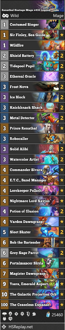 Renathal Hostage Mage #416 Legend - cade