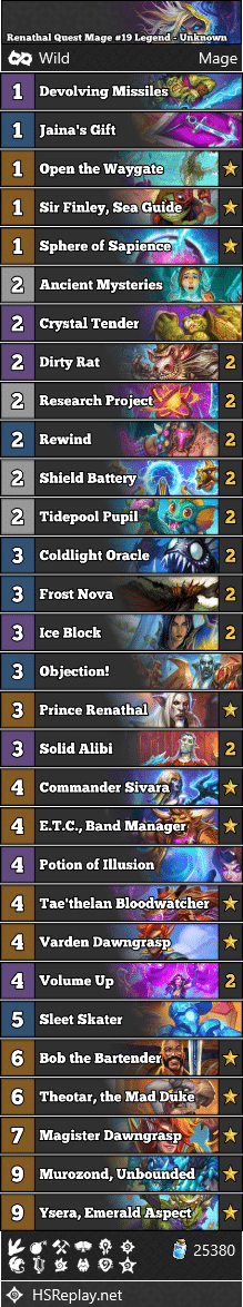 Renathal Quest Mage #19 Legend - Unknown