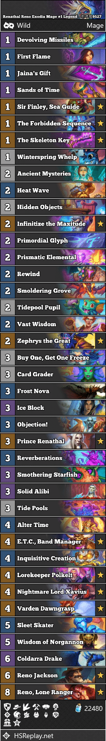 Renathal Reno Exodia Mage #1 Legend - 咆哮魔9527