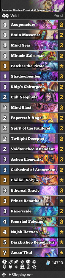 Renathal Shadow Priest #299 Legend - LeviHS666