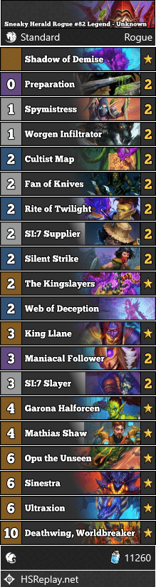 Sneaky Herald Rogue #82 Legend - Unknown