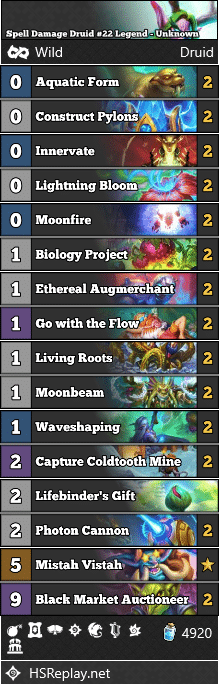 Spell Damage Druid #22 Legend - Unknown
