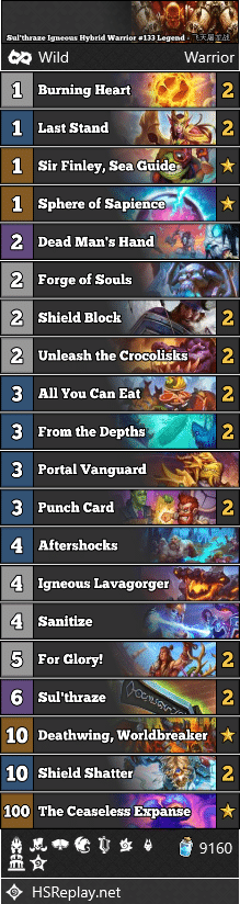 Sul'thraze Igneous Hybrid Warrior #133 Legend - 飞天屠龙战