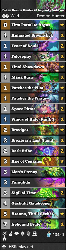 Token Demon Hunter #1 Legend - AntiFun