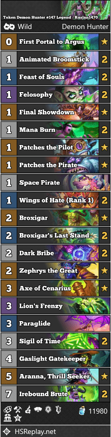 Token Demon Hunter #147 Legend - Ruslan1470