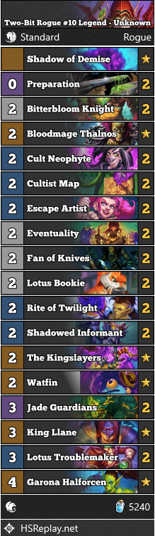 Two-Bit Rogue #10 Legend - Unknown