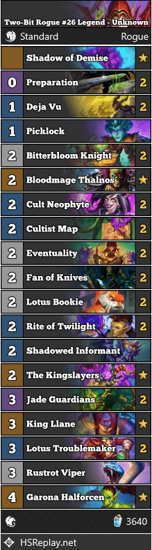 Two-Bit Rogue #26 Legend - Unknown