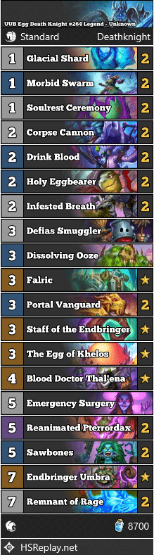 UUB Egg Death Knight #264 Legend - Unknown
