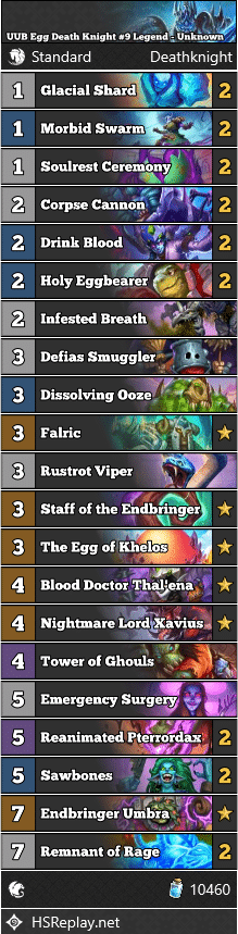UUB Egg Death Knight #9 Legend - Unknown