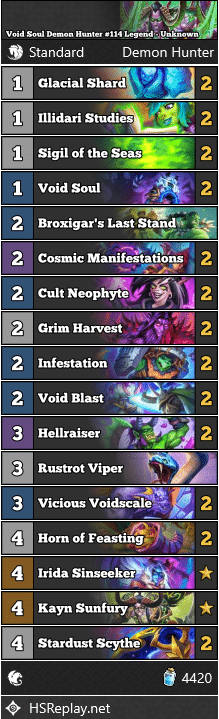 Void Soul Demon Hunter #114 Legend - Unknown