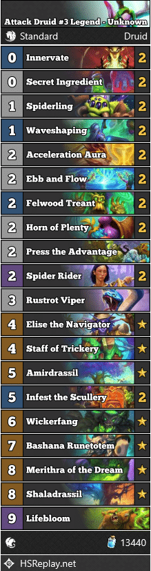 Attack Druid #3 Legend - Unknown