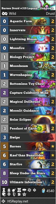 Barnes Druid #319 Legend - Unknown