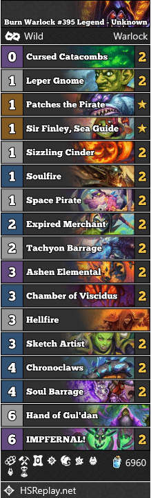 Burn Warlock #395 Legend - Unknown
