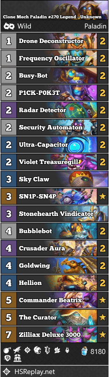 Clone Mech Paladin #270 Legend - Unknown