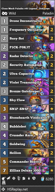 Clone Mech Paladin #91 Legend - Unknown