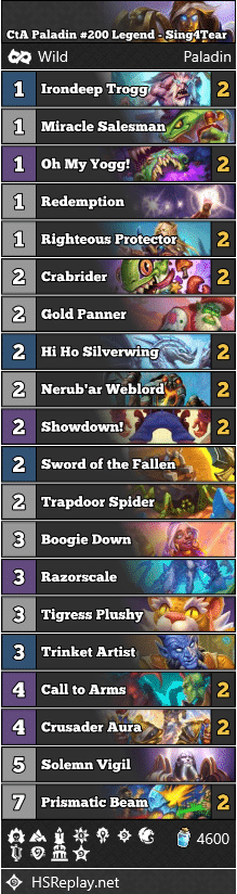 CtA Paladin #200 Legend - Sing4Tear