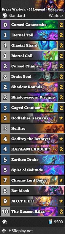 Drake Warlock #55 Legend - Unknown