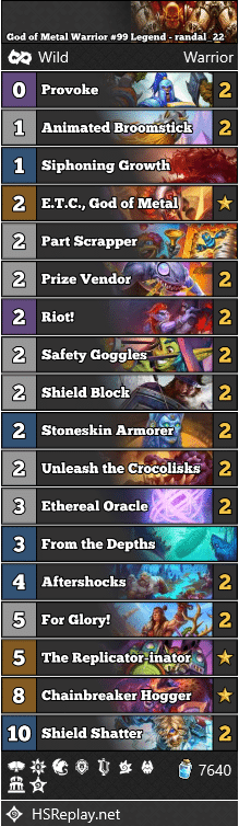 God of Metal Warrior #99 Legend - randal_22