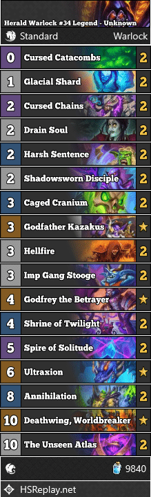 Herald Warlock #34 Legend - Unknown