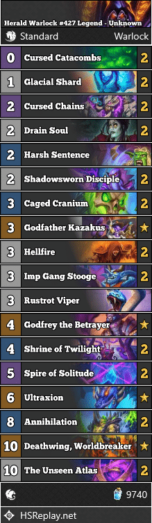 Herald Warlock #427 Legend - Unknown