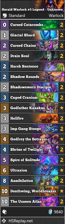 Herald Warlock #5 Legend - Unknown